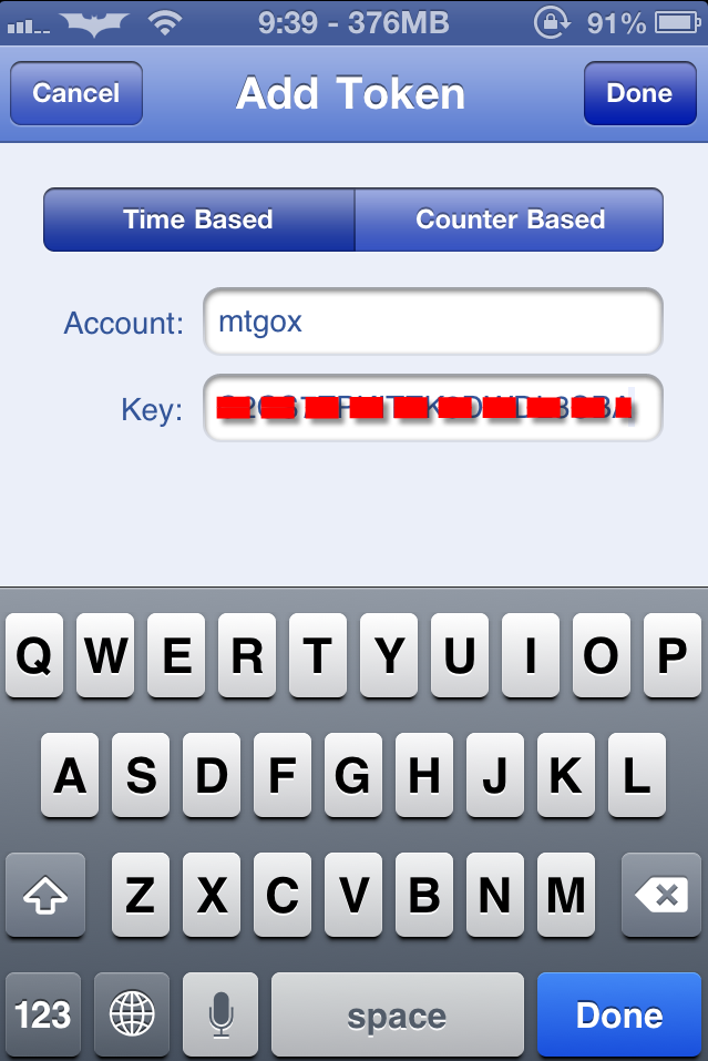 mtgox google authenticator