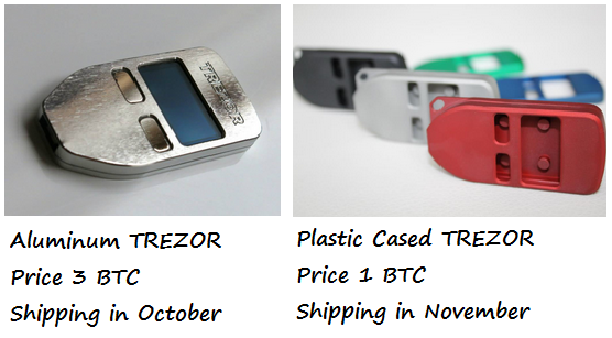 Trezor Bitcoin Hardware Wallet 