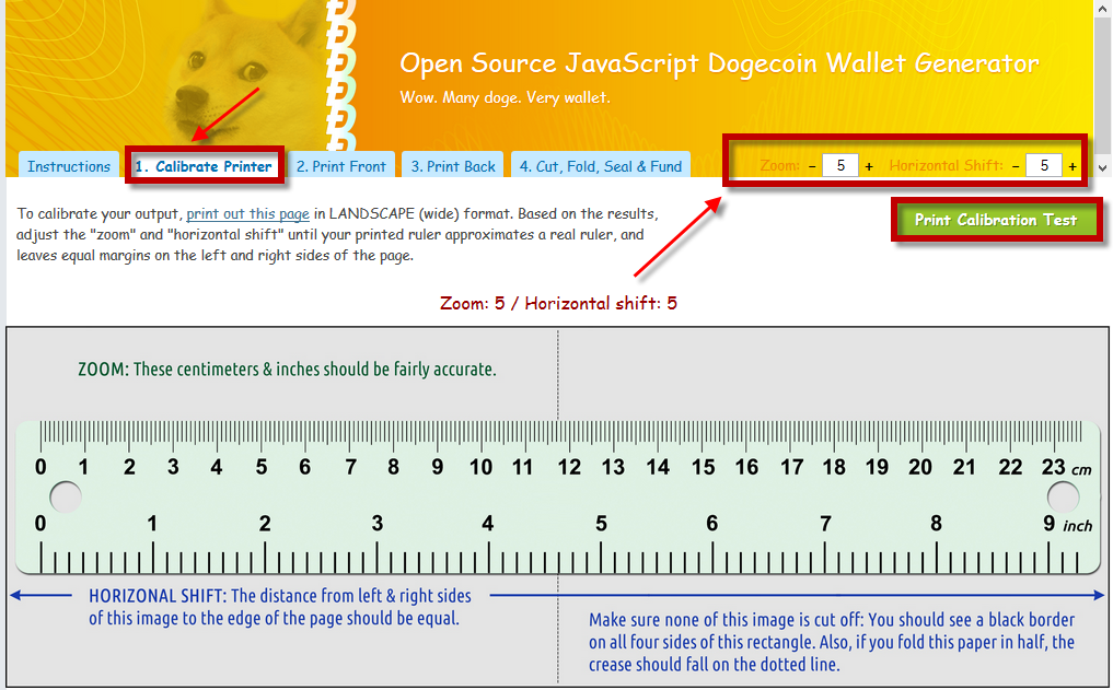 dogecoin paper wallet 